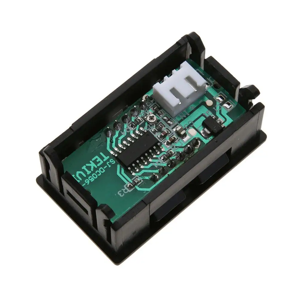 0.56 v Mini Digitálny Voltmeter Ammeter DC 0-100V 3-Wire Voltmeter LED Displej Digitálny Panel Meter LED Displej Auto Auto Digitálne 5