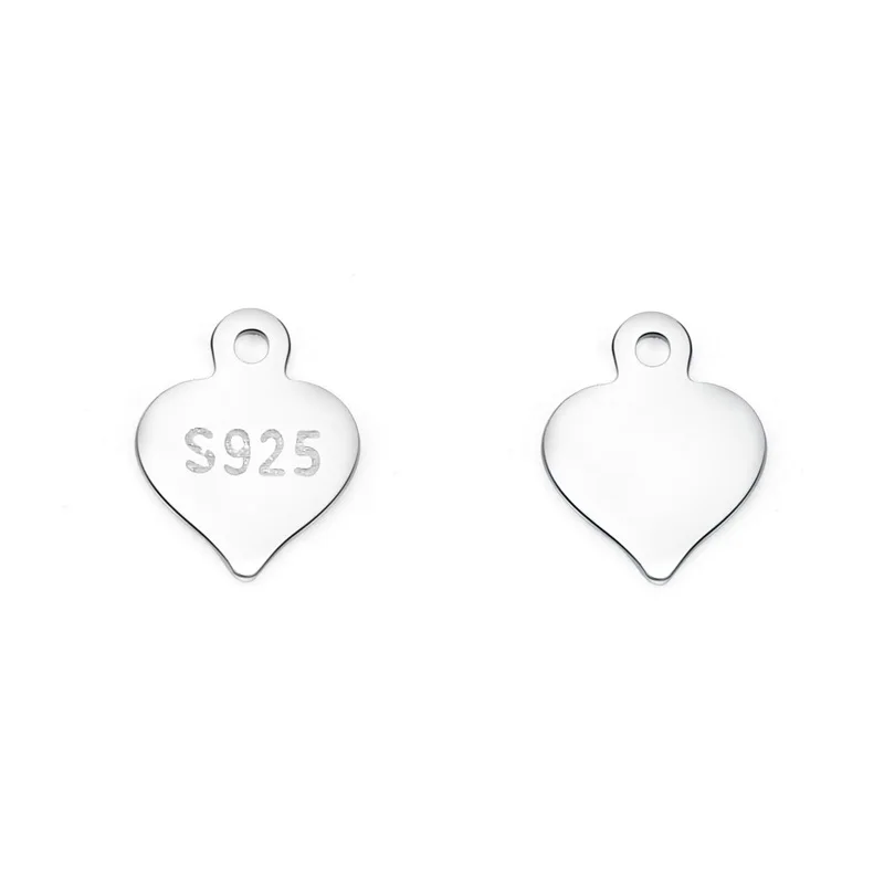 10PCS 925 Sterling Silver S925 Značky pre Náhrdelník Náramok Rozšírenie Reťazca Jemné Šperky Zistenia 0