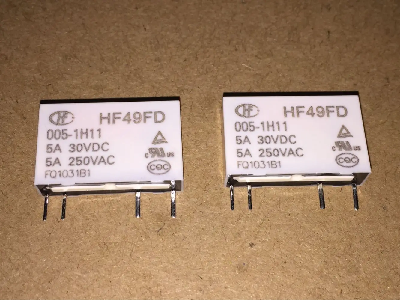 10pcs/veľa nových VF relé HF49FD-005-1H11 HF49FD-012-1H11 HF49FD-024-1H11 nahradiť PA1A JZC-49F HF49F 1H1 5A 250VAC 4pin 2