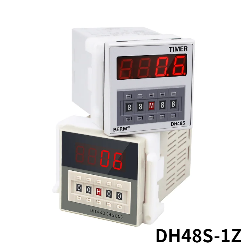 1pcs Dh48s-1z Čas radič digitálne zobrazenie času relé časovač s pozastaviť nula zúčtovania kontakt 3