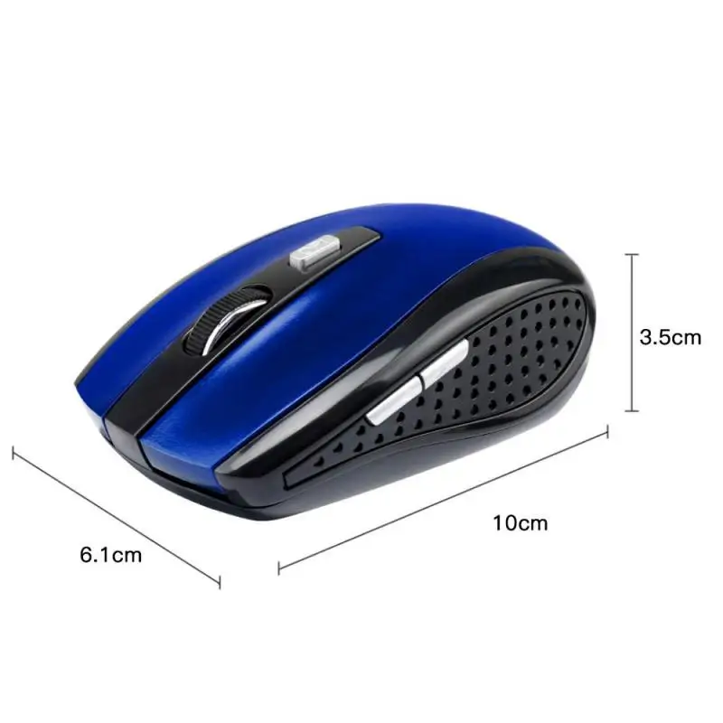 1pcs Wireless Mouse Nastaviteľné DPI Myš 6 Tlačidlá Optická Herná Myš Hráč Bezdrôtových Myší S USB Prijímač Pre Počítač PC 2