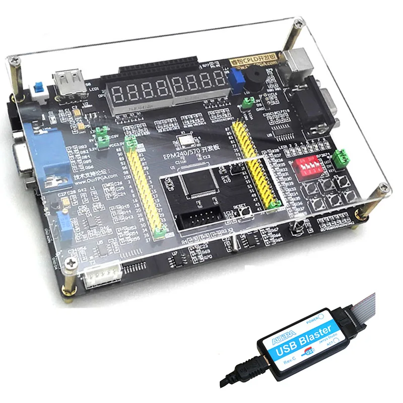 Altera EPM240 Doska Multi-Function CPLD Vývoj Doska s AD DA Stepper Motor Interface Prijímač+USB Prijímač 1