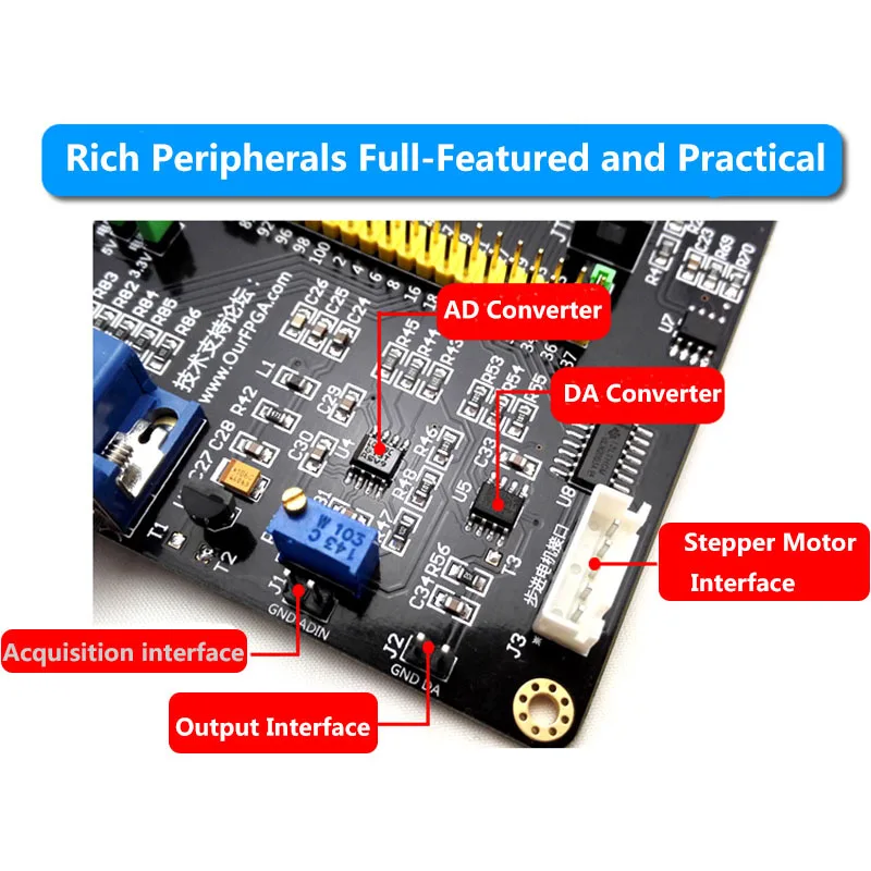 Altera EPM240 Doska Multi-Function CPLD Vývoj Doska s AD DA Stepper Motor Interface Prijímač+USB Prijímač 5