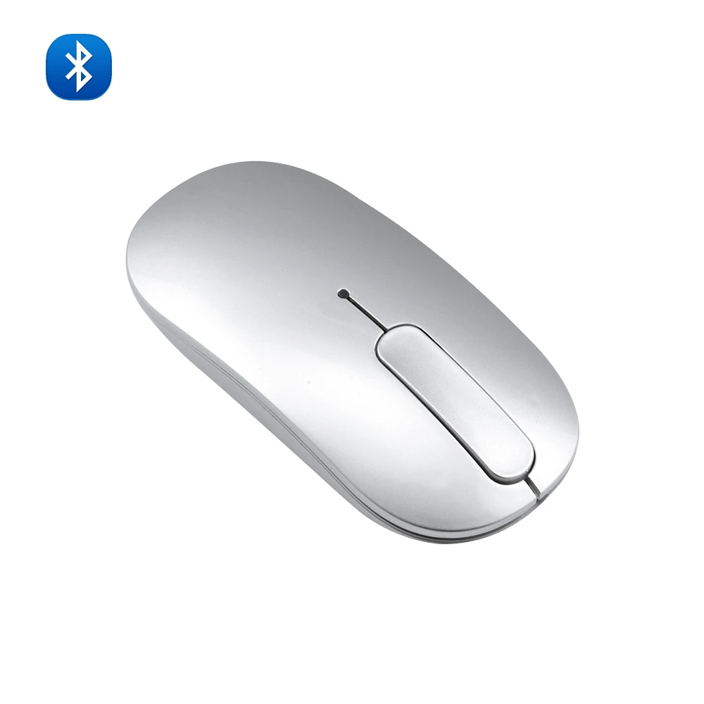 Bezdrôtová Myš, Dobíjacia Dotyk Prejdite Počítač Mause Tichý a Ergonomický Slim PC Optické Myši Pre Macbook Notebook PC 5