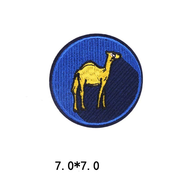 Cartoon Modrá Pyramída Faraóna Patch Oblečenie Štítok Odznak Žehlička na Škvrny Oblečenie Diy Vyšívané Odznaky Šitie Appliques 5