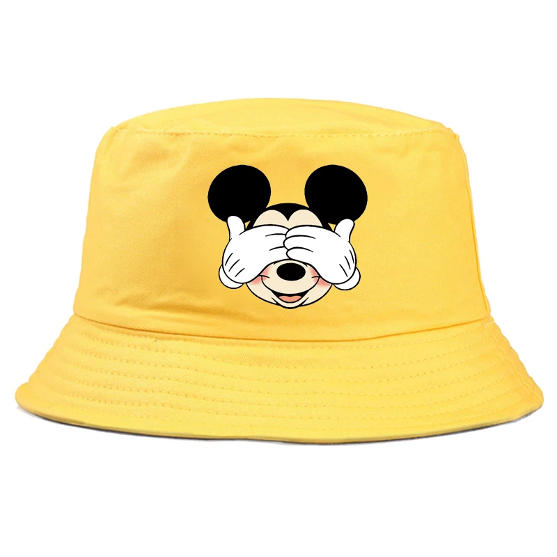 Disney Minnie Mickey Vedierko Hat mužov Bavlna Rybolovu, Poľovníctvo Spp Vonkajšie Pláži Rybár Panama Žien Vedierko Hat 1