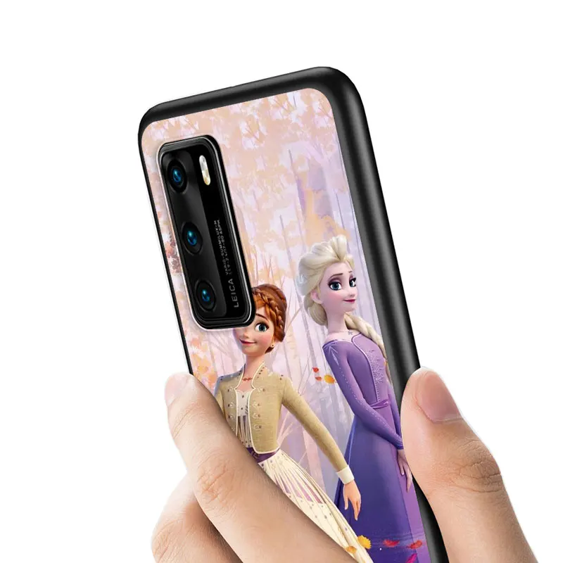 Disney Princezná Aisha pre Huawei P30 P40 P20 P10 Pro Lite E Plus 4G 5G P9 P8 Lite P Smart Z S Plus Soft Black Telefón Prípade 3