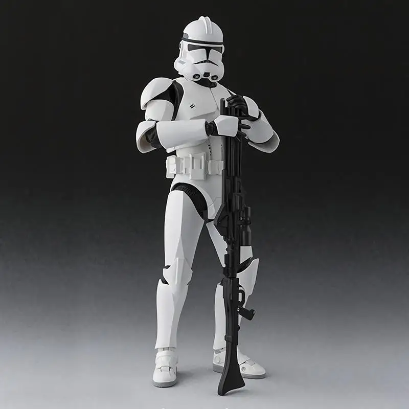 Disney Star Wars Shf 15 cm Hnuteľného Ríše Biela Vojak, Vojak Červenej Klon Box Akcia Obrázok Hračky Pvc Model Kolekcie Darček 0