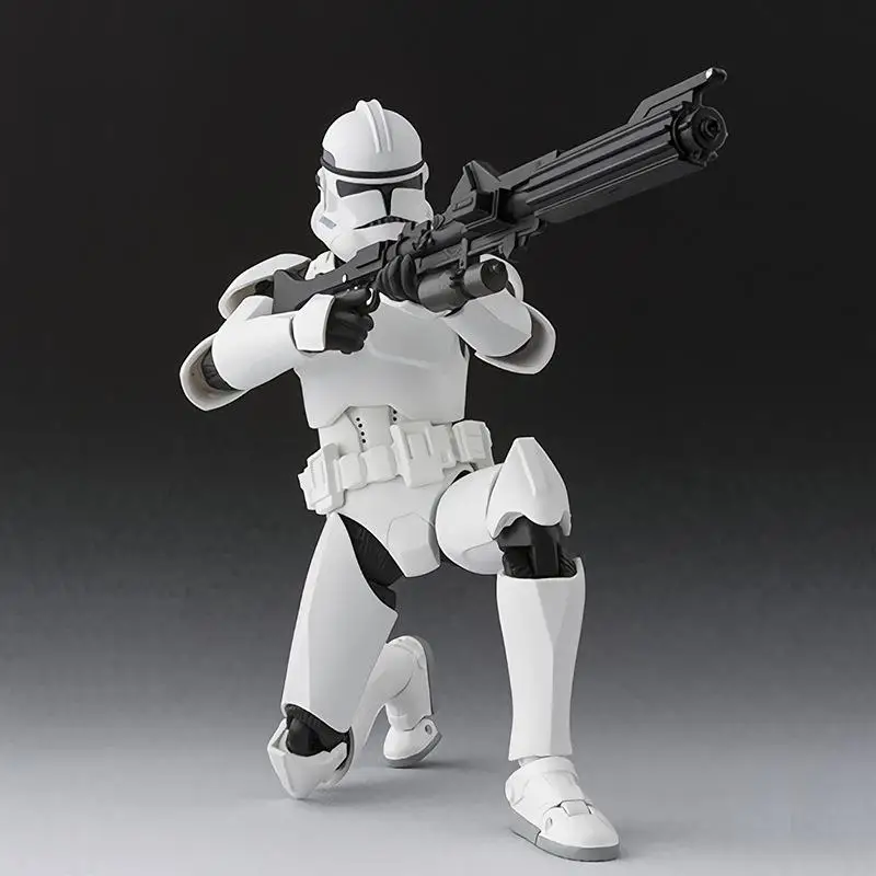 Disney Star Wars Shf 15 cm Hnuteľného Ríše Biela Vojak, Vojak Červenej Klon Box Akcia Obrázok Hračky Pvc Model Kolekcie Darček 1
