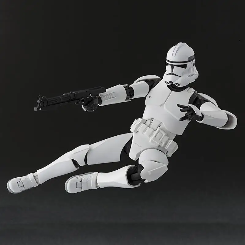 Disney Star Wars Shf 15 cm Hnuteľného Ríše Biela Vojak, Vojak Červenej Klon Box Akcia Obrázok Hračky Pvc Model Kolekcie Darček 2