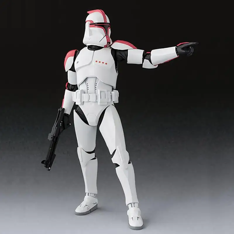Disney Star Wars Shf 15 cm Hnuteľného Ríše Biela Vojak, Vojak Červenej Klon Box Akcia Obrázok Hračky Pvc Model Kolekcie Darček 5