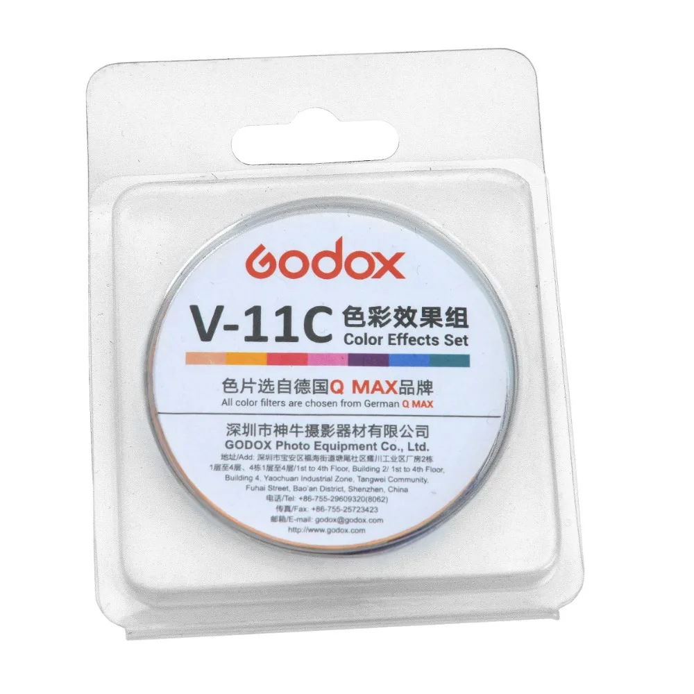 Godox V-11C V-11T Filtre 15/16 farby Fotografické Flash Farebné Filtre Farebný Filter Set Karty pre Godox V1 Blesku Speedlite V-11 0