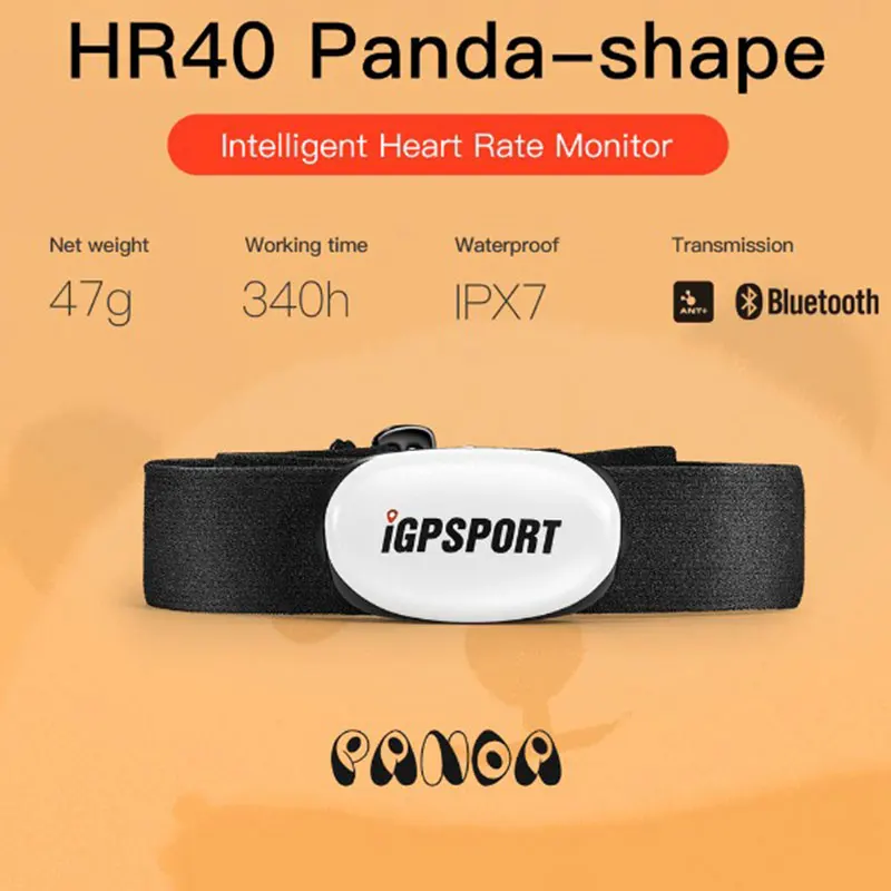 IGPSPORT HR40 Dual Frequency Ant+Srdcového tepu Pás Bluetooth-kompatibilné Fitness Beží Bike Počítača Rýchlomer APP 1