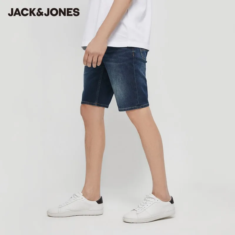 JackJones Mužov Nové Módne Slim Fit Zúžený Úsek Bežné Denim Šortky|220243522 3