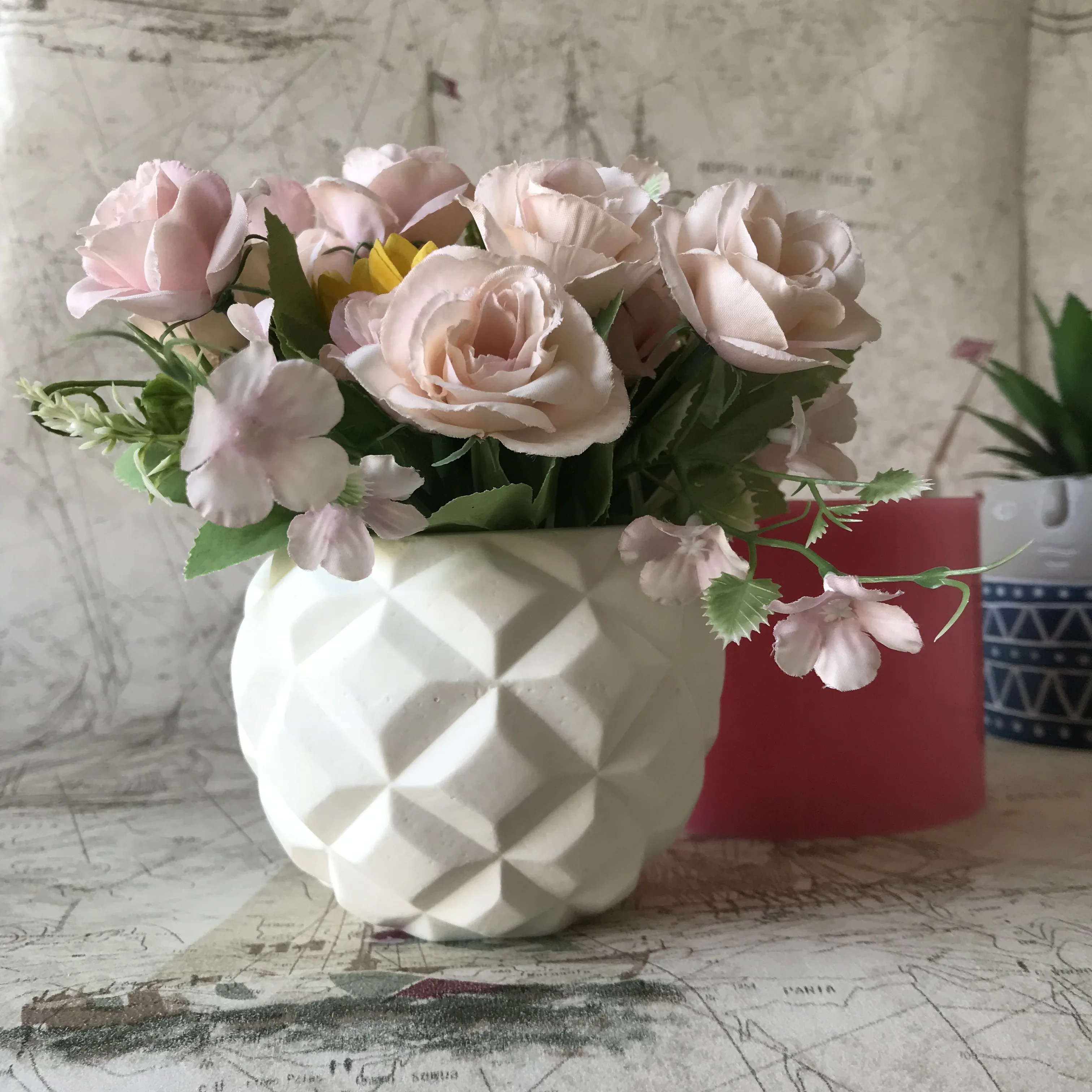 Kreatívne Silikónové Kvetináč Formy Domáce Dekorácie Cementové Omietky Váza DIY kvetináče Plesne 2