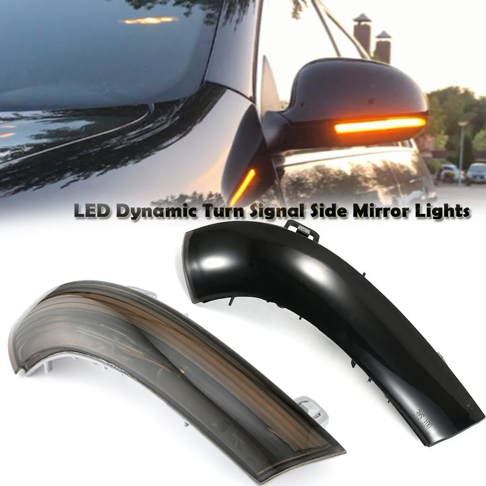 LED Bočné Zrkadlo Indikátor Repeater Blinker Dynamické Svetlá Pre Škoda Superb B5 2002~2008 Seat Alhambra 2009~2010 Golf 5/6 Plus 3