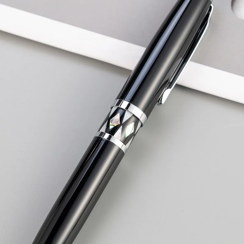 Luxusný Vysoko kvalitný 299 Shell Čierne guličkové Pero, Podpis Atramentové pero Rotačné guľôčkové pero kancelárske potreby kancelárske potreby 1