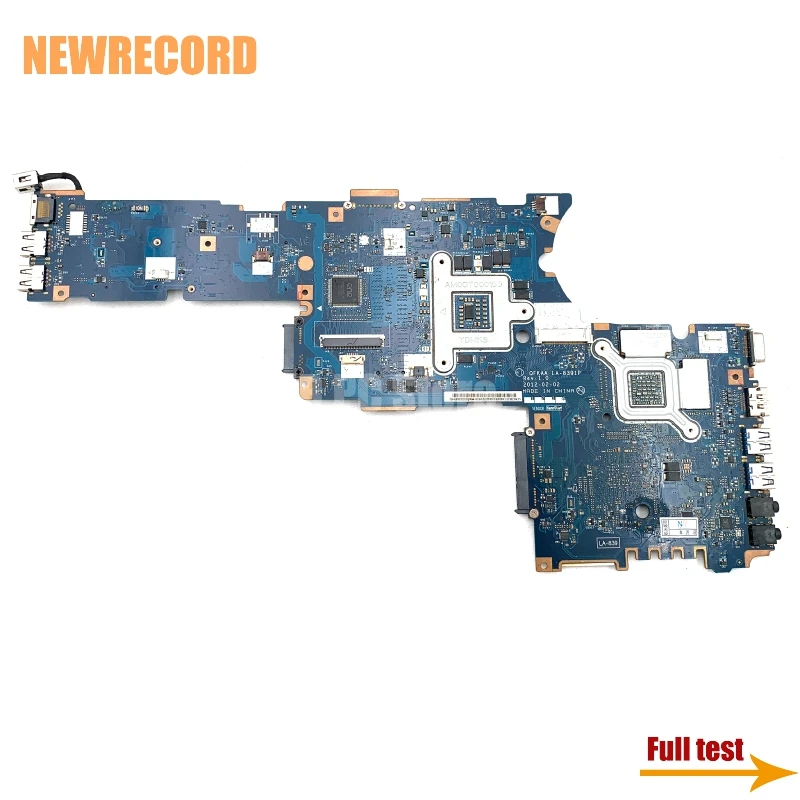 NEWRECORD K000135190 K000135200 LA-8391P Pre Toshiba Satellite P850 P855 Notebook Doske GT630M GPU HM77 testovaných pamäťových modulov DDR3 1