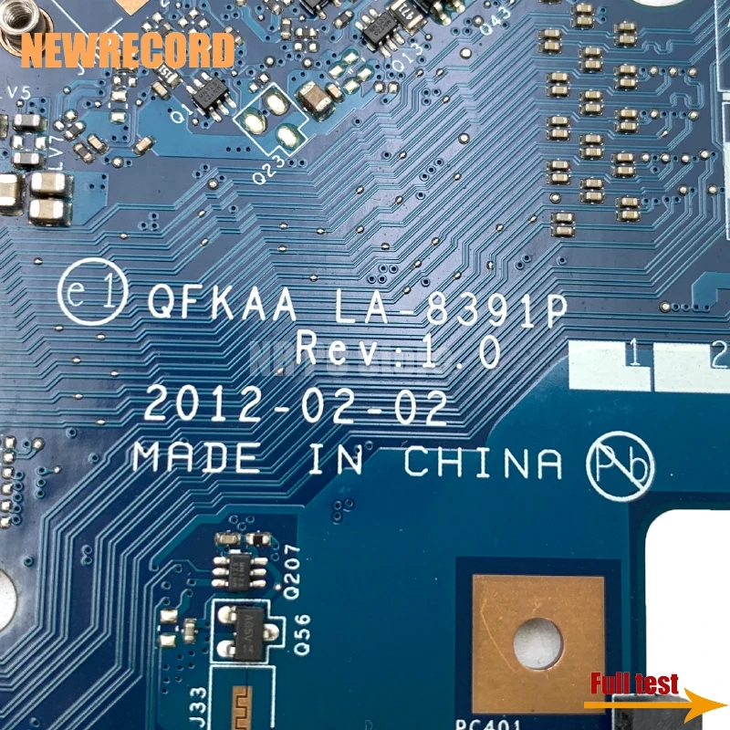 NEWRECORD K000135190 K000135200 LA-8391P Pre Toshiba Satellite P850 P855 Notebook Doske GT630M GPU HM77 testovaných pamäťových modulov DDR3 4