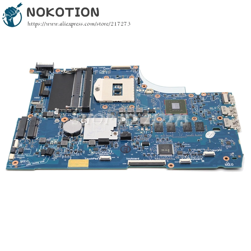 NOKOTION 720566-001 720566-501 720566-601 Pre HP Envy TouchSmart 15 15-J 15-J053CL Notebook Doske HM87 DDR3L GT740M 2GB 0