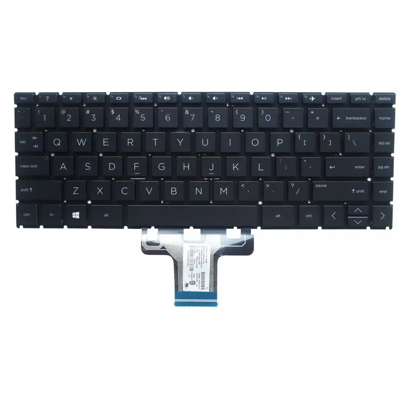 Nový AMERICKÝ klávesnica Pre Notebook HP 14-CC CC0027TX TPN-Q188 -Q190 TPN-Q207 14-BD W125 14-DA 14-CE s podsvietený 3