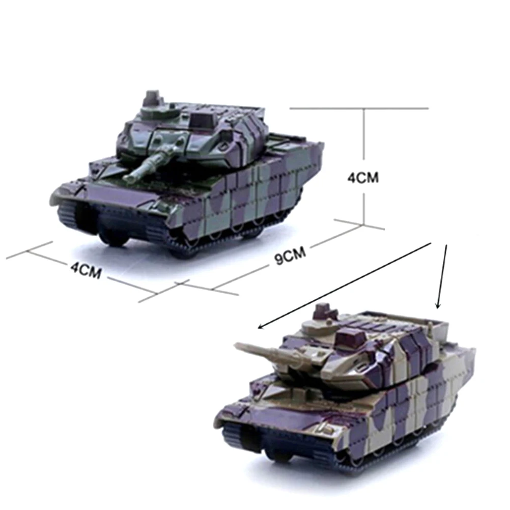 Plastové Tanky Tiger DIY 3D Nemecko Tiger Tank Verzia High definition Model Zostaviť Ručné Práce Puzzle Hra DIY Deti Hračka 0