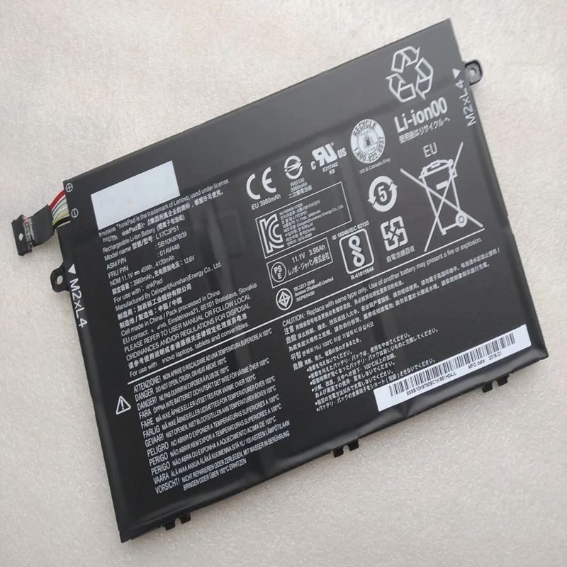 Pre Lenovo ThinkPad E480 E485 E580 E490 E590 E585 R480 R580 01AV448 L17M3P52 L17L3P51 L17C3P51 L17M3P52 Pravý Notebook batérie 0