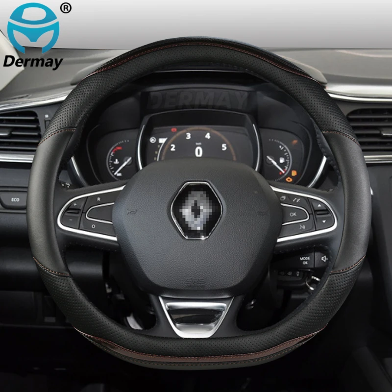 Pre Renault Megane 4 IV Grand Kupé SaloonCar Volant, Kryt Mikrovlákna Kožené + Carbon Fiber Módne Auto Príslušenstvo 3