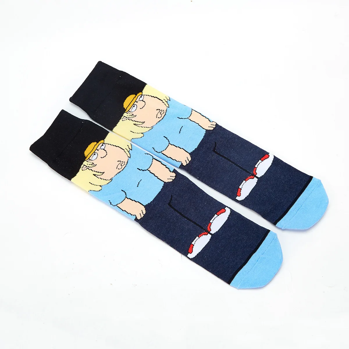 Radi Anime Tlač Ponožky Harajuku Štýl Móda Vtipné Novinky, Cartoon meia Ponožky Happy Farebné Bavlnené Ponožky Pohodlné 0