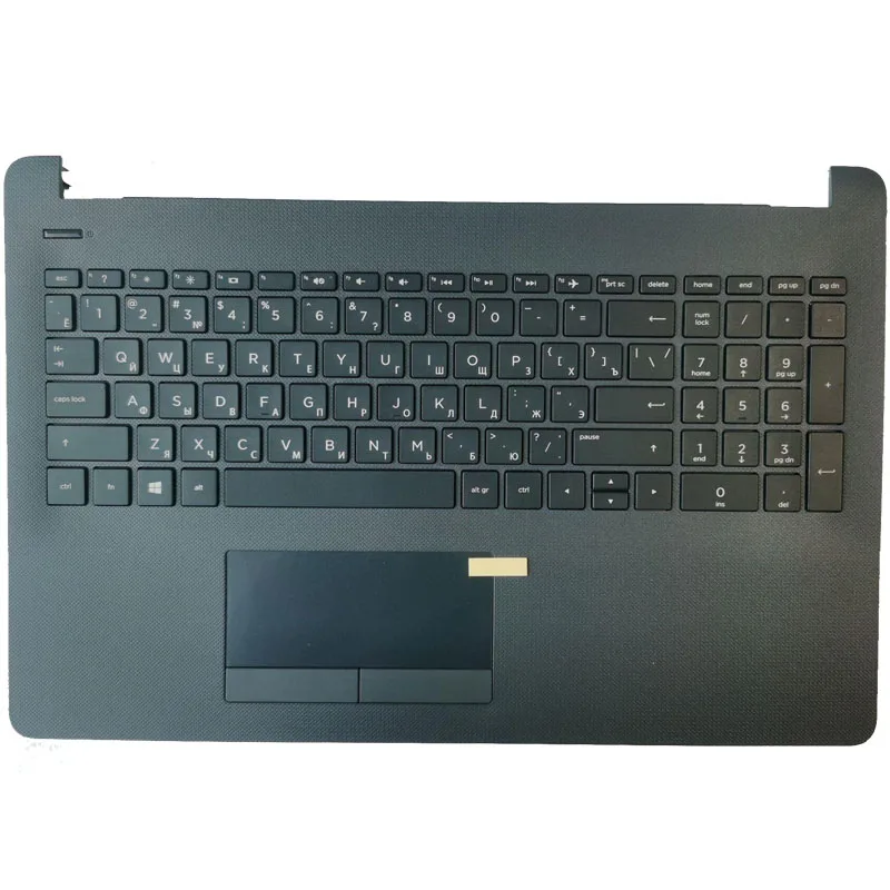 Ruská klávesnica pre notebook HP 15-bs 15-bs000 15-bs100 15-bs500 15-bs600 RU klávesnica s opierka Dlaní Horný Kryt 3