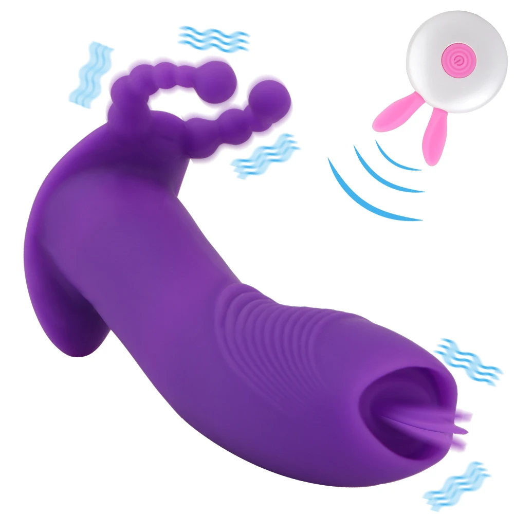 Sexuálne Hračky pre Ženy Dildo Vibrátory Žena Masturbator 12 Režimy Ústne Sacie Stimulátor Klitorisu Jazyk Lízanie Vibrátor 3
