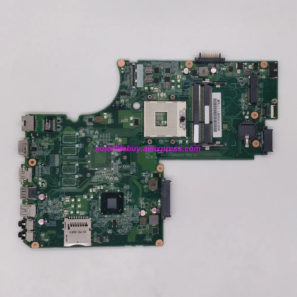 Skutočné A000243980 DA0BD5MB8D0 HM76 DDR3 Notebook Doske Doske pre Toshiba Satellite S75 L75 Notebook PC 4