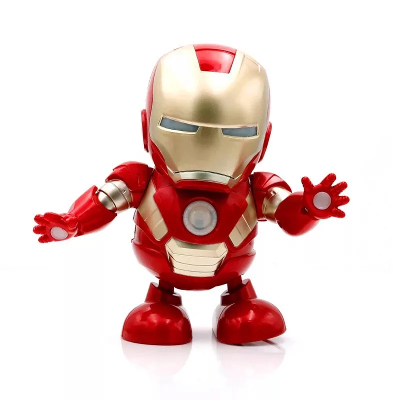 Tanec Iron Man Akcie Obrázok Hračky LED Baterka so Zvukom Avengers Ironman Hrdina Elektronické Hračky DS49 2