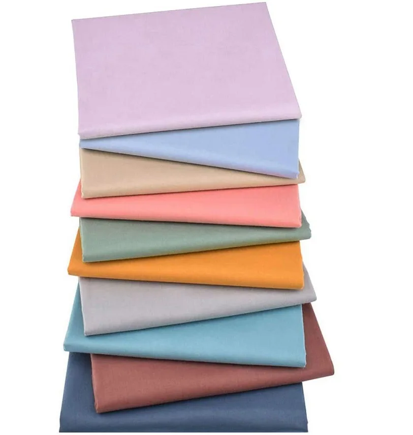 Teramila 8PCS/PACK Klasické jednofarebné Bavlnenej Tkaniny Tuku Štvrťroku Textilného Materiálu Posteľ List Patchwork Na Šitie, Vyšívanie, 0