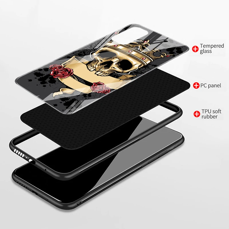 Tvrdené Sklo Kryt Zlatý Kráľ, Kráľovná Pre Samsung Galaxy S20 S10e s rezacím zariadením S10 S9 S8 FE Plus Lite Ultra 5G Telefón Prípade Shell 3