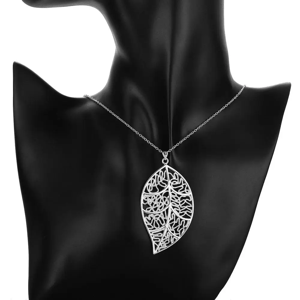 Veľkoobchodná Cena 925 Strieborný Náhrdelník Módne Jednoduché Kolo Loptu Srdce Láska Prívesok Náhrdelníky Pre Ženy, Dievča, Šperky, Darčeky 2