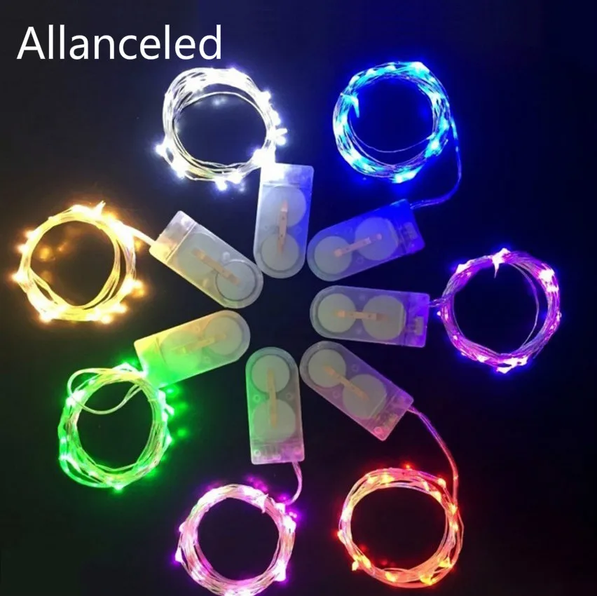 Vianočné LED Reťazec Svetlá Medený Drôt Ľahké batériové Hviezdna Rozprávkových Svetiel Pre Domáce Svadobné Holiday Party Dekorácie 4