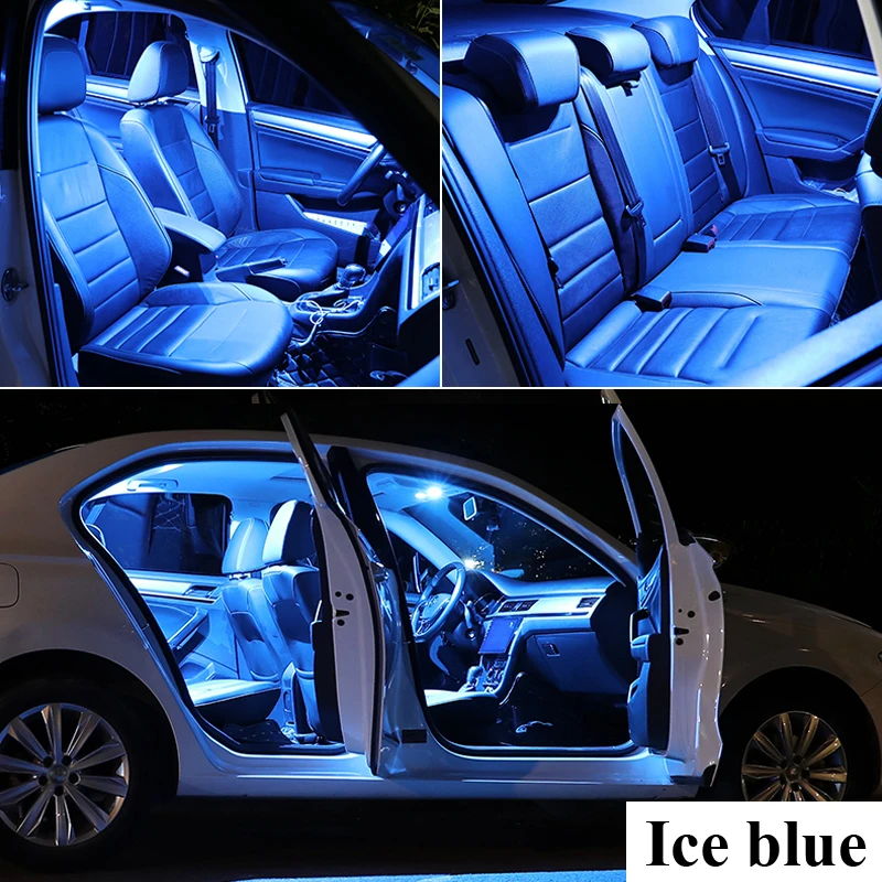 Zoomsee 10Pcs Interiérové LED Pre Toyota Yaris Hybrid 2011-2018 Canbus Vozidla, Žiarovka, Vnútorné Dome Mapa Čítanie Kufor Ľahké Auto Kit 3