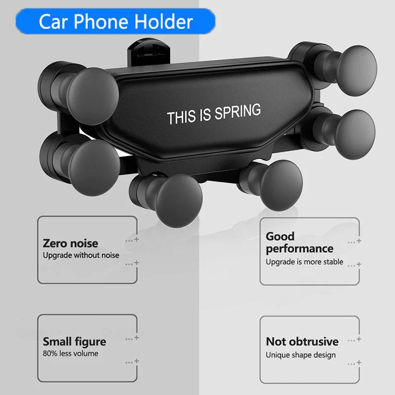 Žiadne Magnetické Navigácie Auta Držiak Telefónu Auto Air Vent Mount Klip Silné Mobile Smartphone Držiak Pre iPhone 12 Pro Max Xiao 11 4